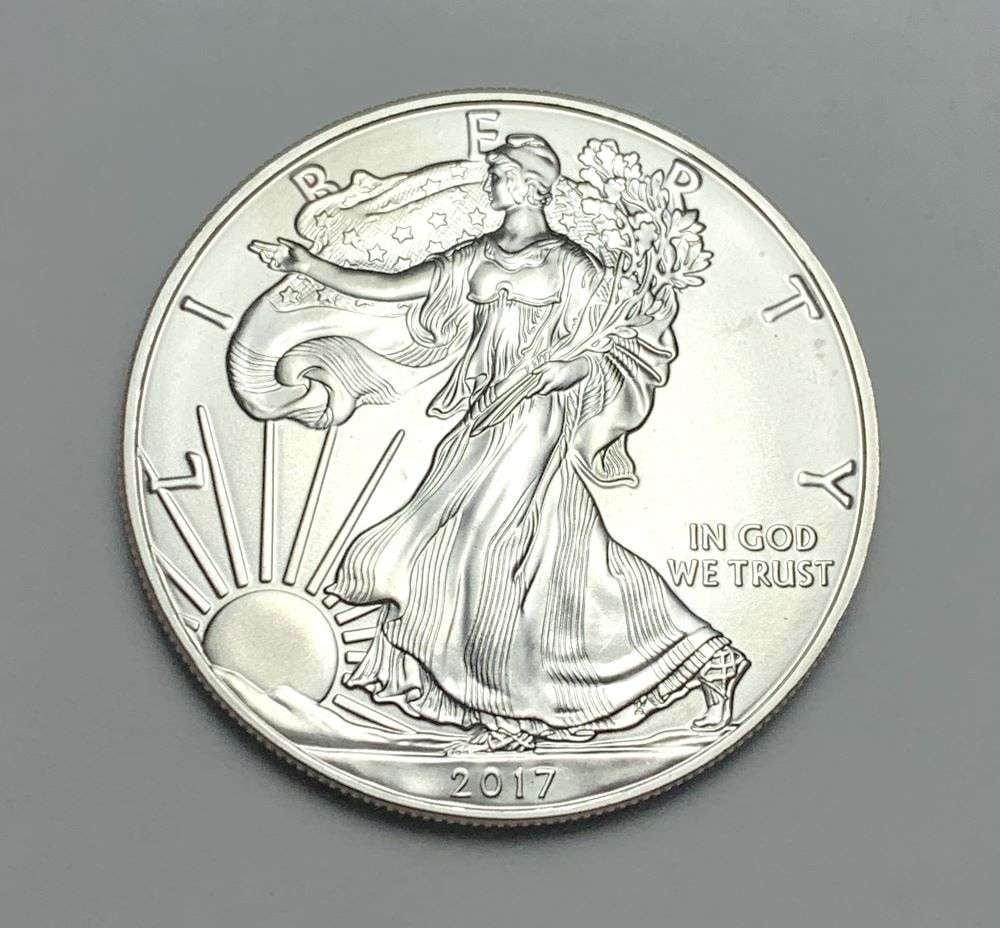 2017 American Silver Eagle: Winner shall recieve (1) coin precisely resembling the one shown here. (BD/B)