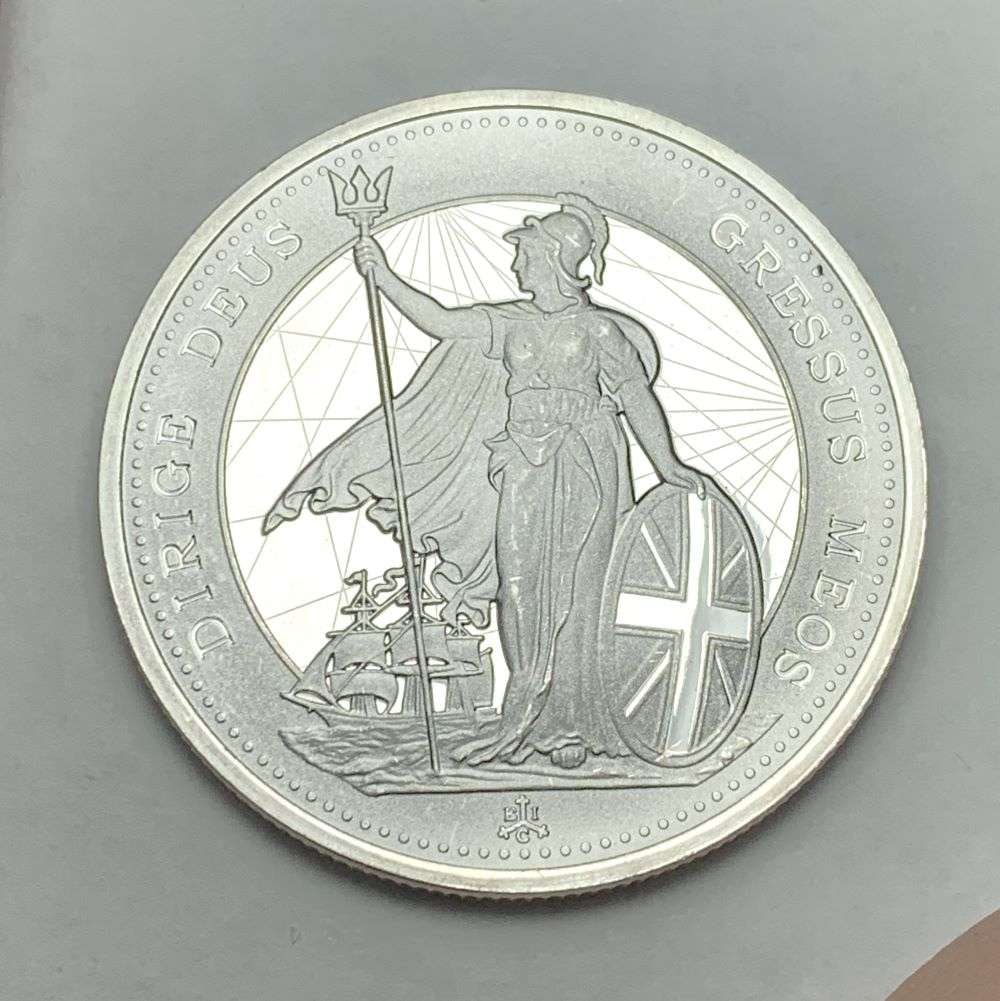 2021 St. Helena Standing Britannia 1 ozt .999 Silver: Winner shall recieve (1) coin precisely resembling the one shown here. (BD/B)