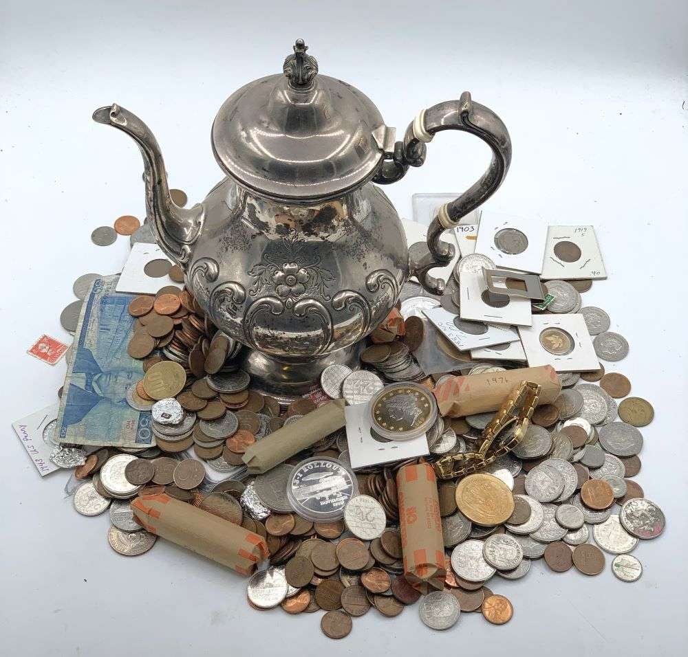 Rare? Coin Hoard Liquidation Sale 14 lbs 6 oz (1 of 3)