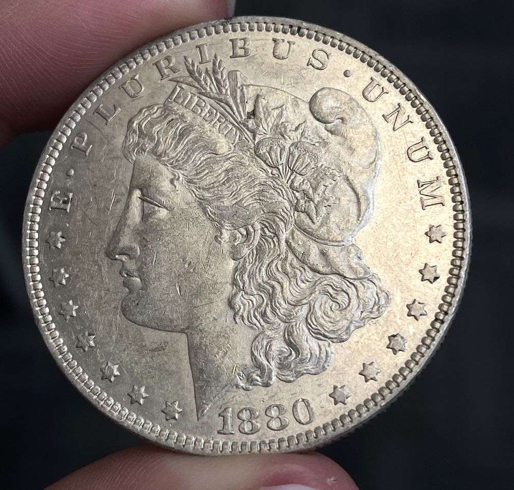 1880-O Morgan Silver Dollar MS64 PL (1 of 4)