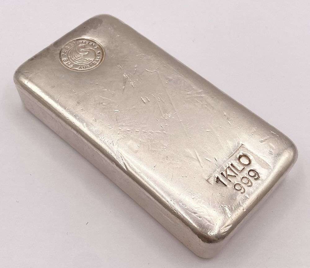 The Perth Mint Australia 1 Kilo .999 Silver Bar (1 of 5)