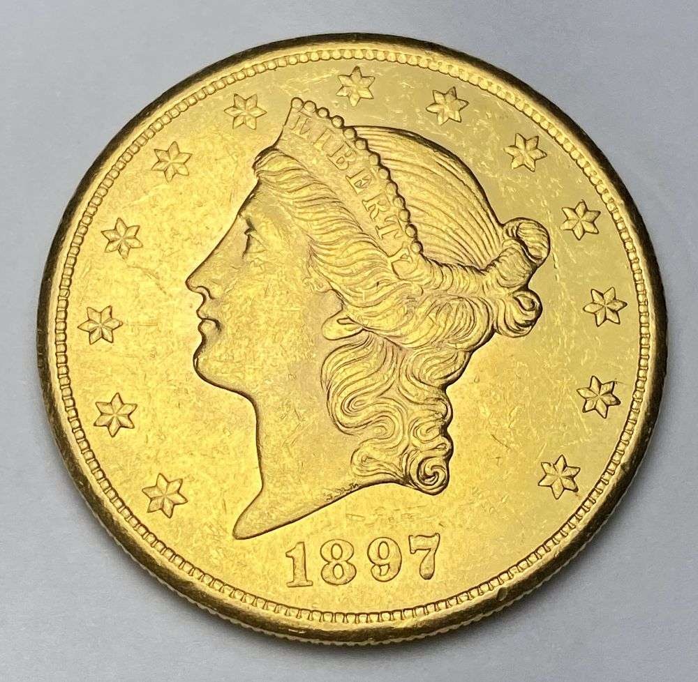 Last Minute! 1897-S Gold $20 Liberty Head MS63 (1 of 2)
