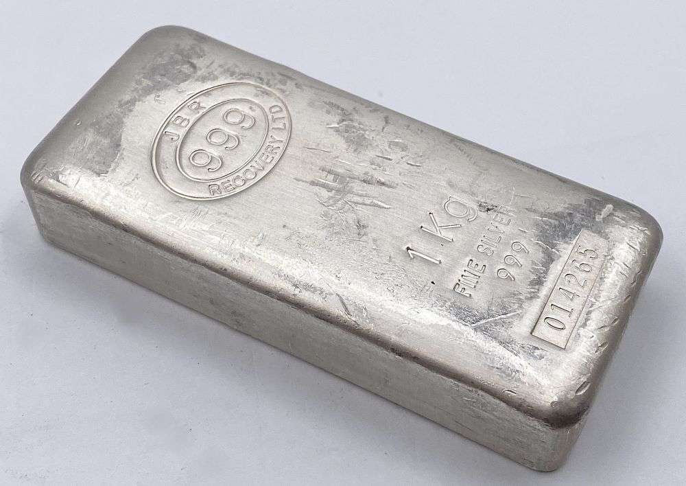 JBR Recovery LTD 1 Kilo .999 Silver Bar (1 of 5)