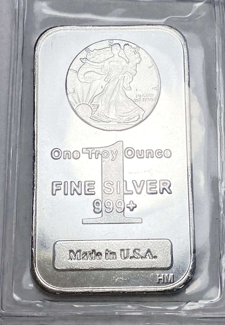 Highland Mint Walking Liberty Design 1 ozt .999 Silver Bar: Winner shall receive (1) bar precisely resembling the one shown here. (RR/B)