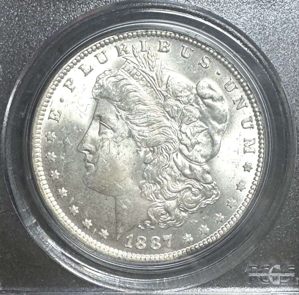 1887-O Morgan Silver Dollar PCGS MS63 (1 of 4)