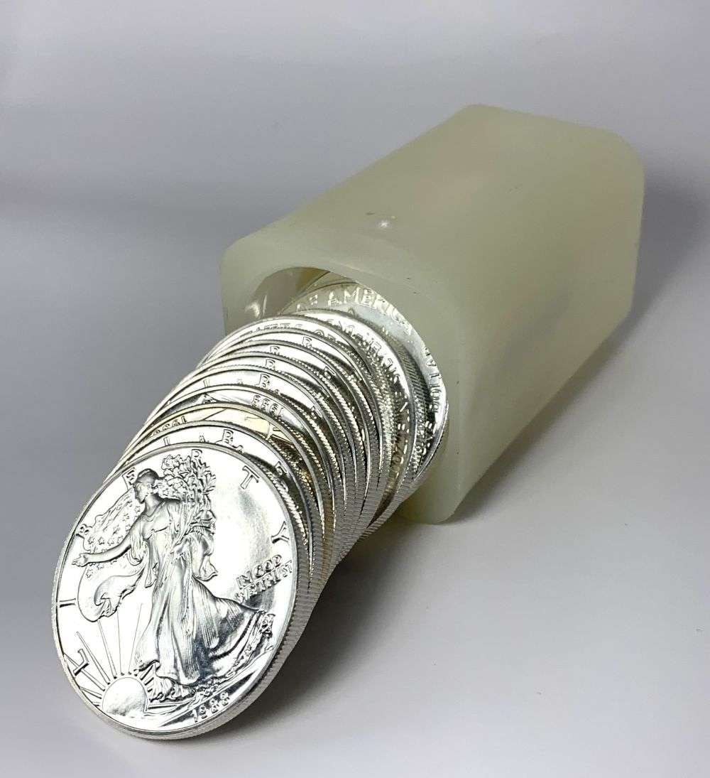 Roll (20-coins) 1988 American Silver Eagle (1 of 3)