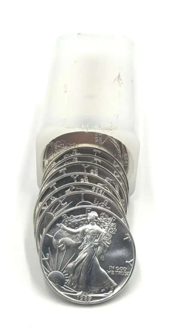 Roll (20-coins) 1989 American Silver Eagle (1 of 3)