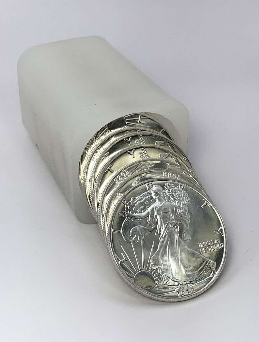 Roll (20-coins) 1988 American Silver Eagle (1 of 3)