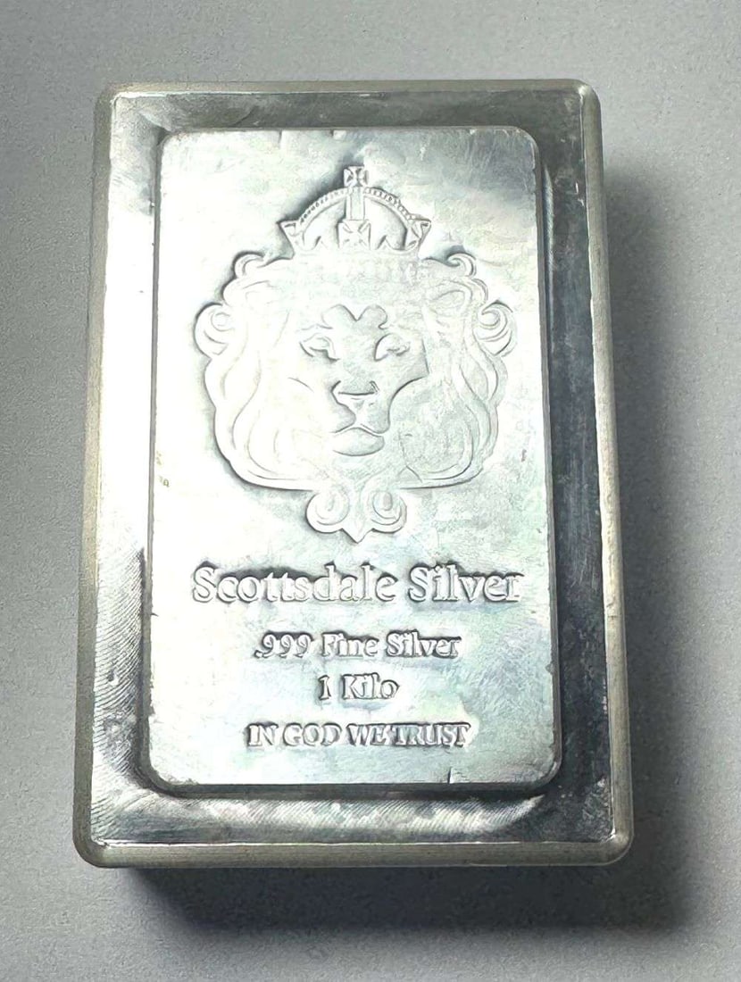 Last Minute! Scottsdale Mint Stackable 1 Kilo .999 Silver Bar (1 of 4)