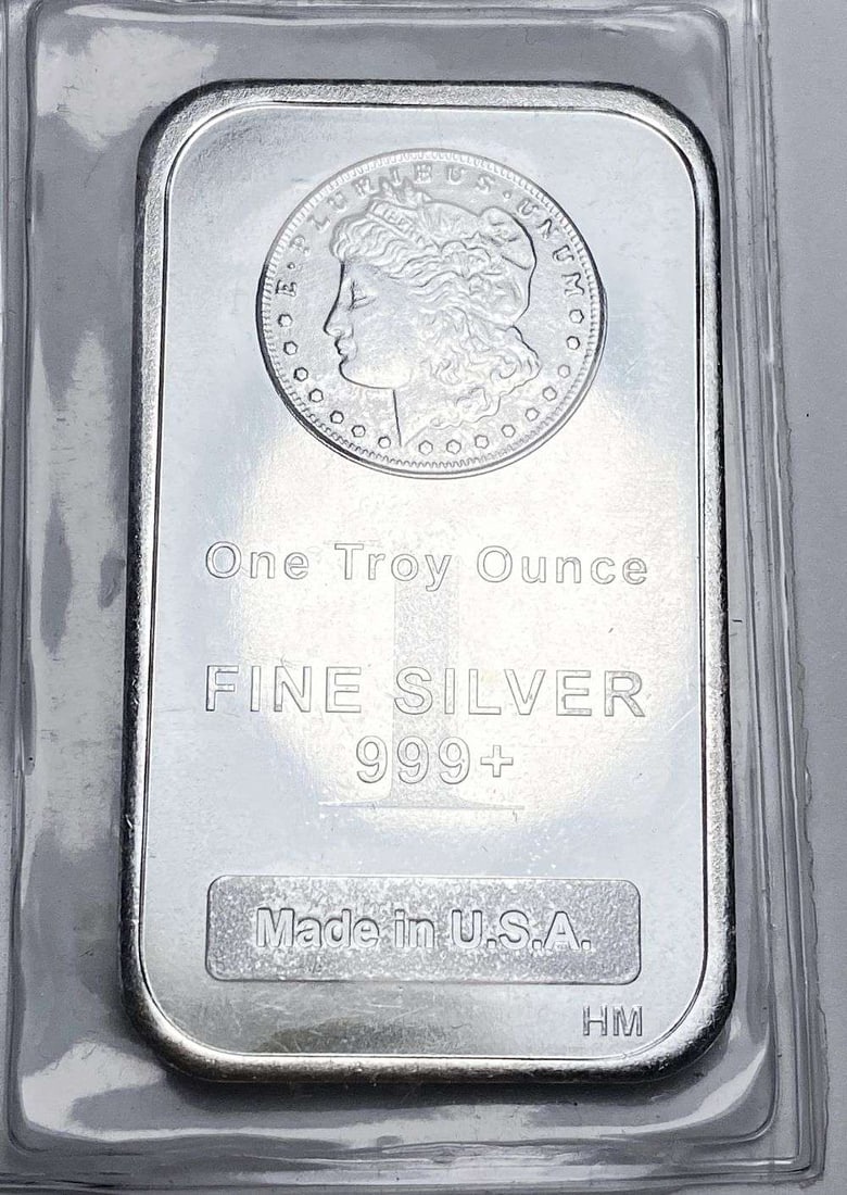 Highland Mint Morgan Design 1 ozt .999 Silver Bar: Winner shall receive (1) bar precisely resembling the one shown here. (RR/B)
