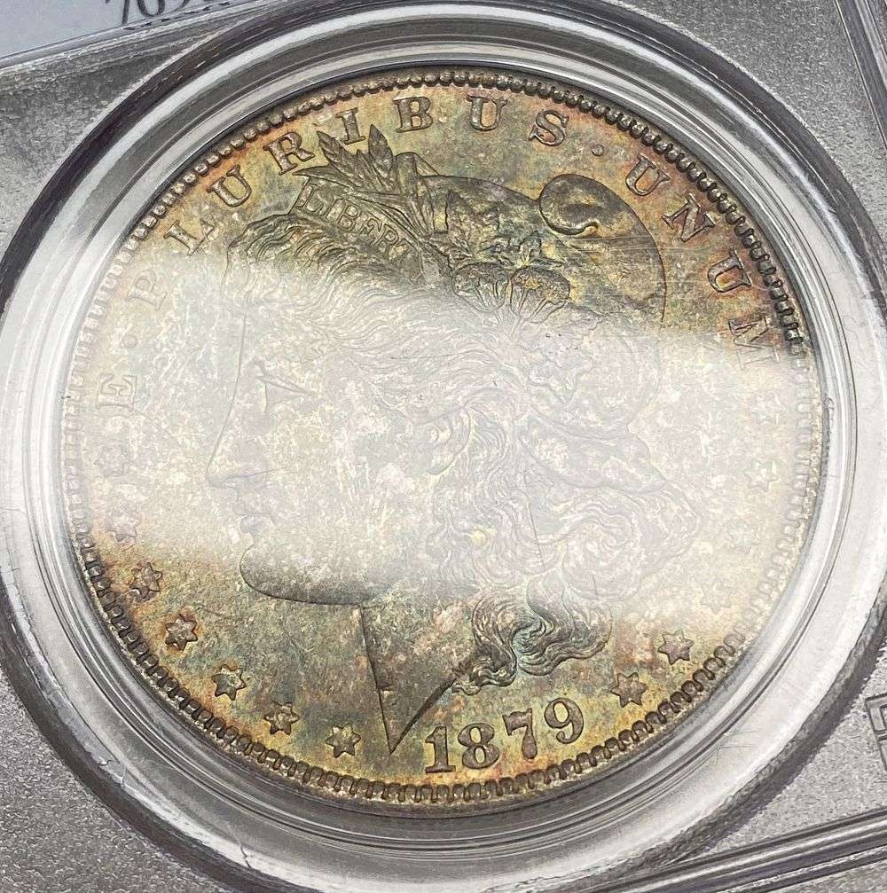 Toned 1879-O Morgan Silver Dollar PCGS MS62 (1 of 6)