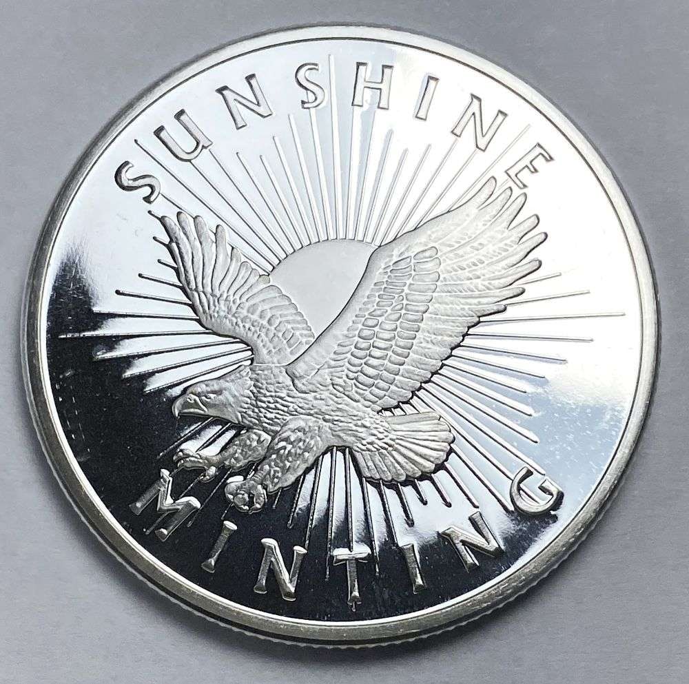 Sunshine Minting Eagle Proof 1 ozt .999 Silver (1 of 2)