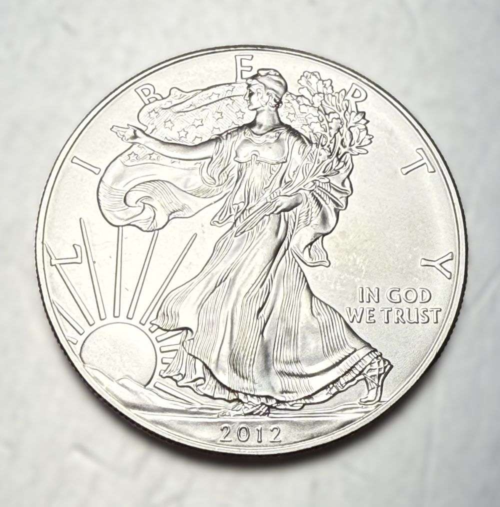 2012 American Silver Eagle: Winner shall receive the exact coin shown here. (MK/B)