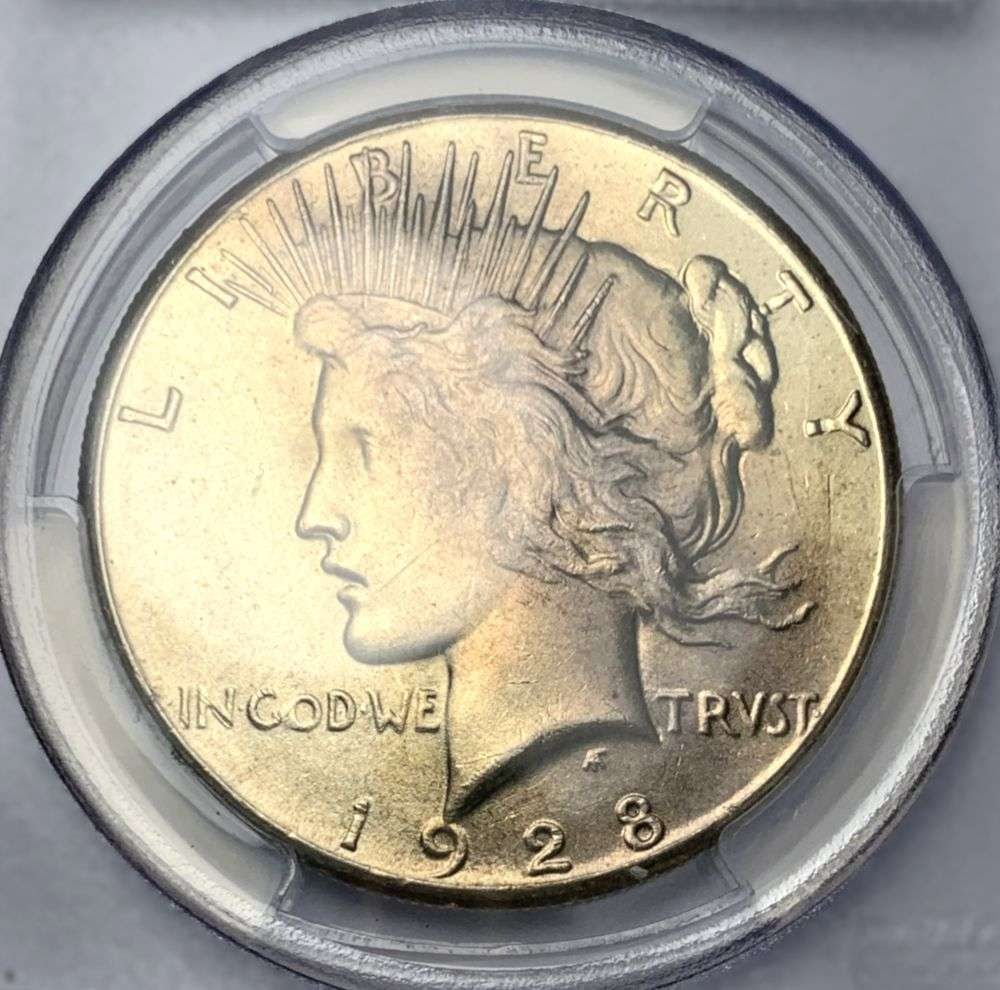 1928 Peace Silver Dollar PCGS MS62 (1 of 4)