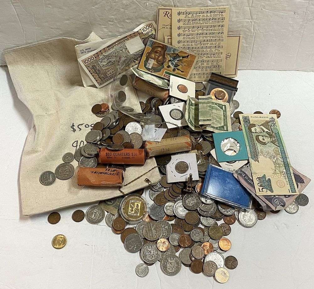 Rare? Coin Hoard Liquidation Sale 9 lbs 1 oz (1 of 3)