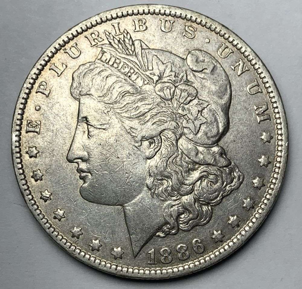1886-O Morgan Silver Dollar XF (1 of 2)