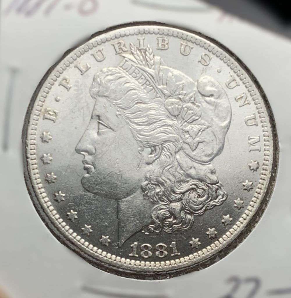 1881-O Morgan Silver Dollar MS63 (1 of 3)