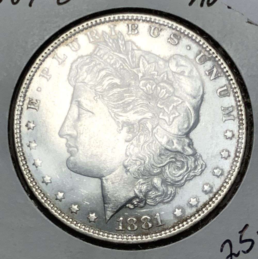 1881-O Morgan Silver Dollar MS64 (1 of 3)