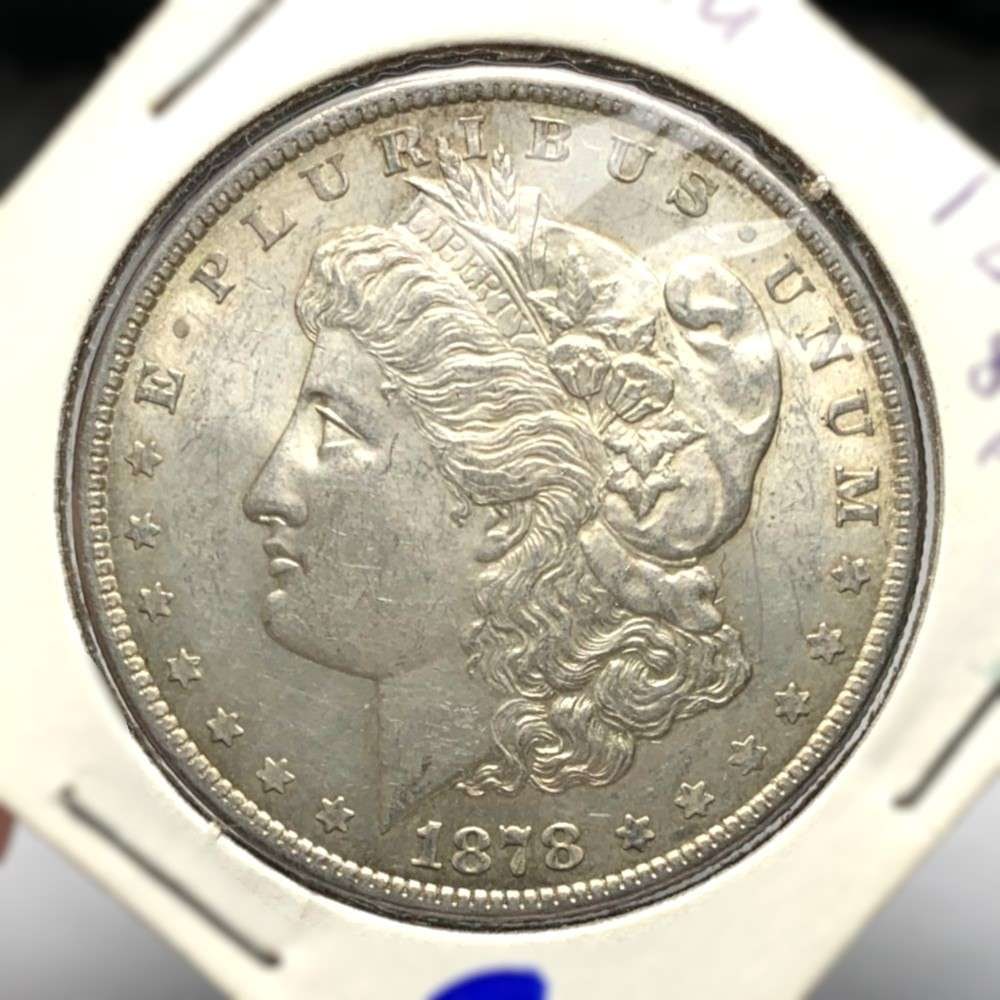 1878 8TF Morgan Silver Dollar MS63 (1 of 3)