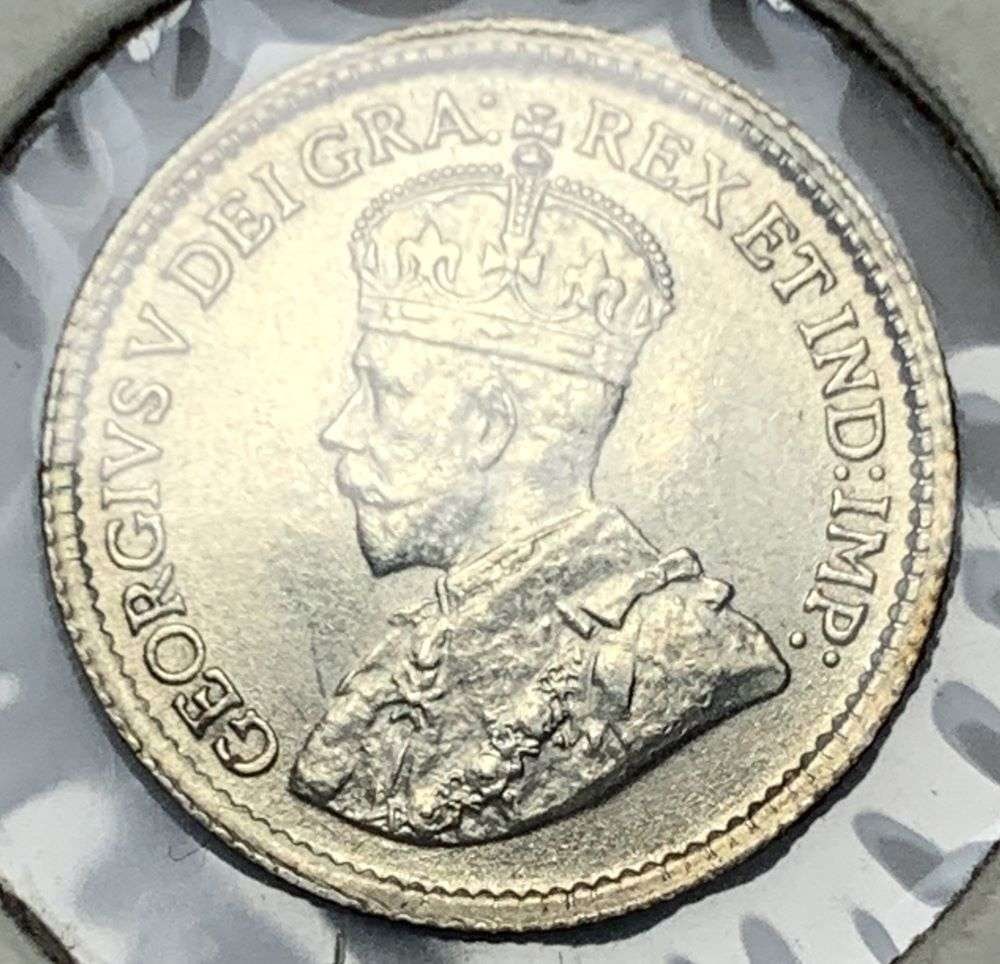 1913 Canada George V Silver 5c MS63 (1 of 3)