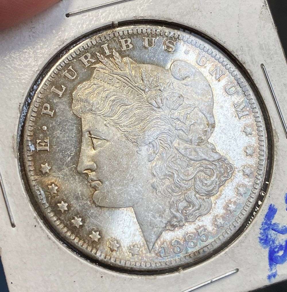 1885-O Morgan Silver Dollar MS65 PL (1 of 4)