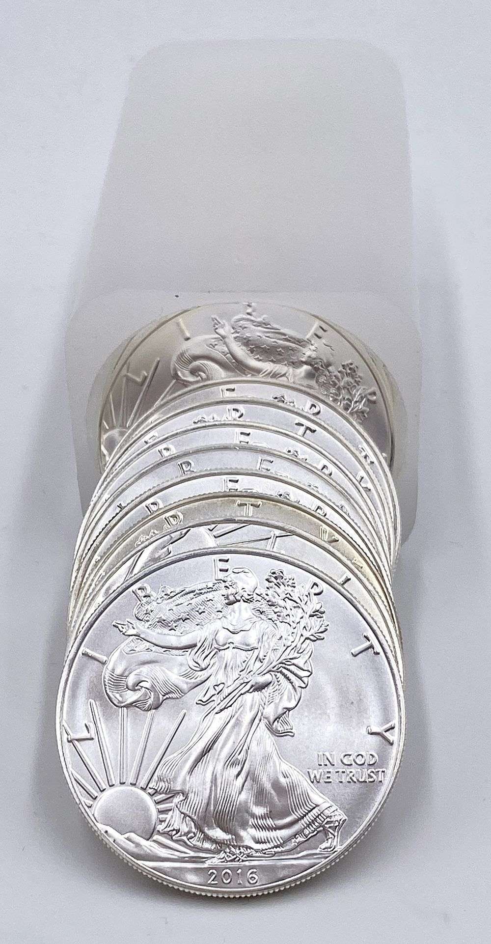 Last Minute! Original Treasury Roll (20) 2016 American Silver Eagle (1 of 3)