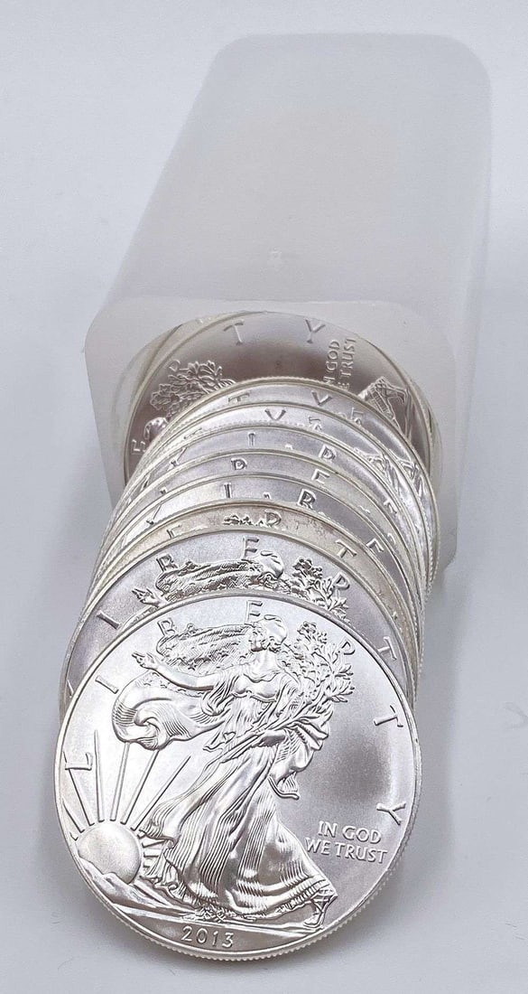 Last Minute! Original Treasury Roll (20) 2012-2013 American Silver Eagle (1 of 3)