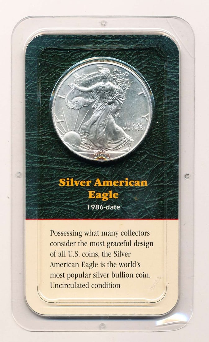 2000 American Silver Eagle Littleton Coin Company (1 of 4)