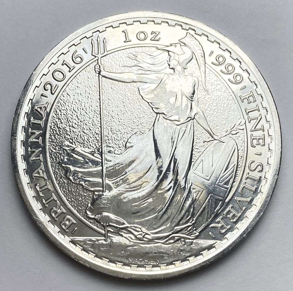 2016 Great Britain Britannia 1 ozt .999 Silver: Winner shall receive the exact coin shown here. (RR/B)