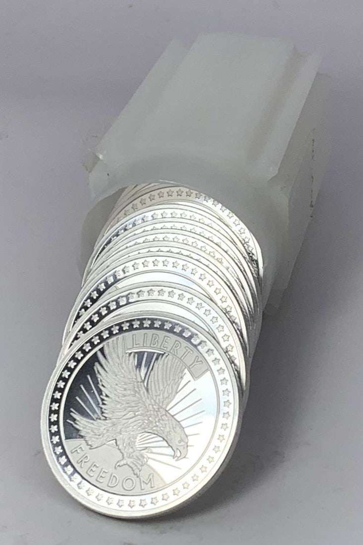 Last Minute! Roll (20-coins) SD Bullion Freedom 1 ozt .999 Silver (1 of 3)