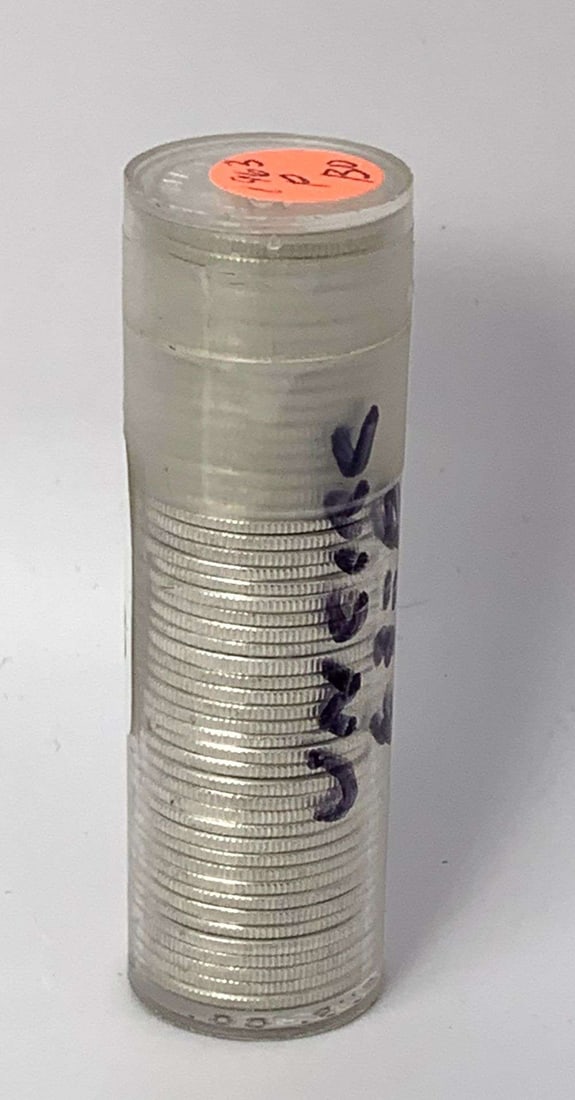 Last Minute! Roll (50-coins) 1963-P Mint Fresh Silver Roosevelt Dimes (1 of 2)