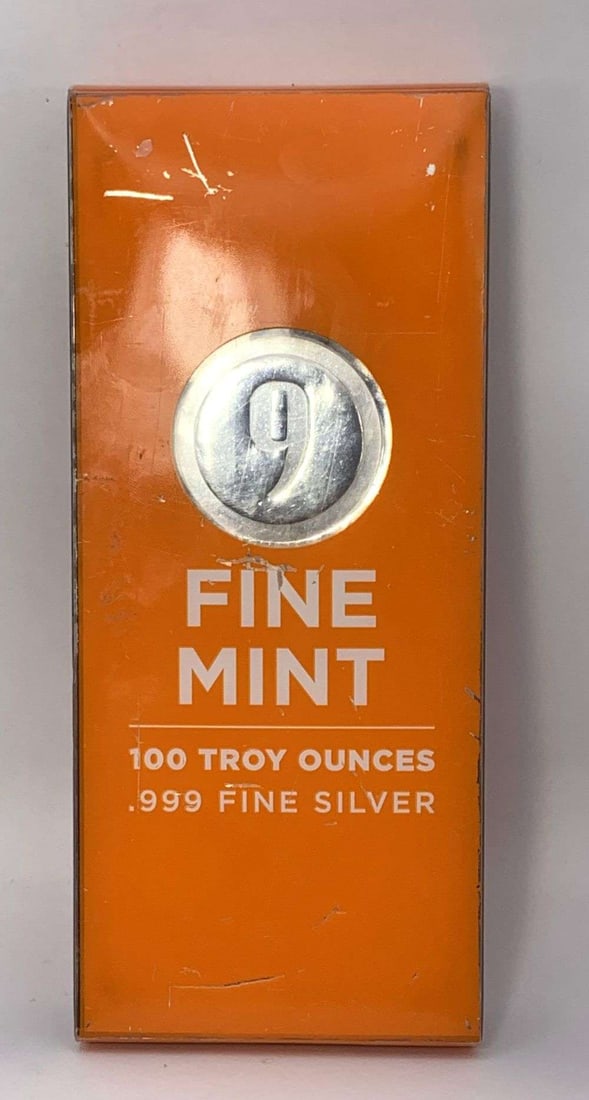 Last Minute! 9 Fine Mint .999 Silver 100 ozt Bar (1 of 5)