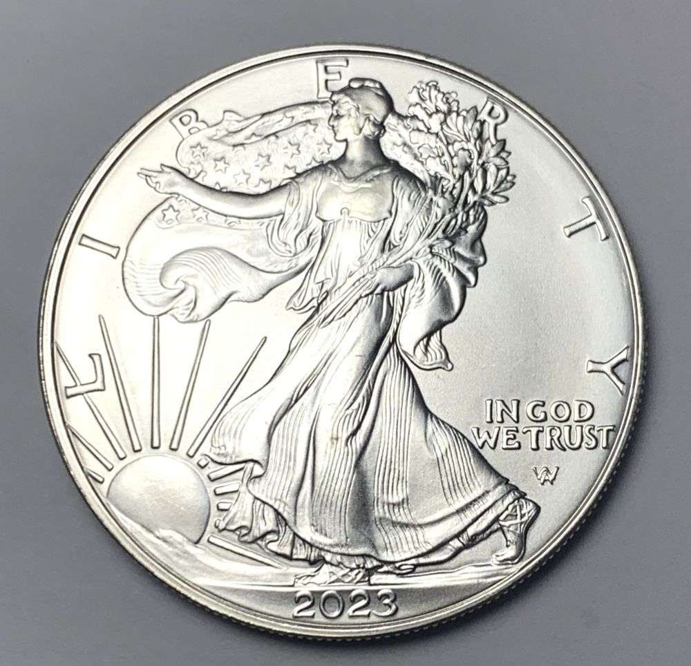 2023 American Silver Eagle: Winner shall receive the exact coin shown here. (MK/B)