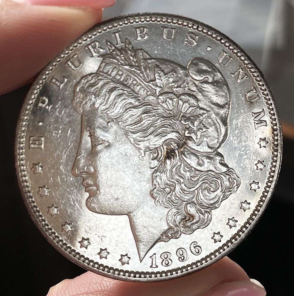 1896 Morgan Silver Dollar MS63 DMPL (1 of 4)