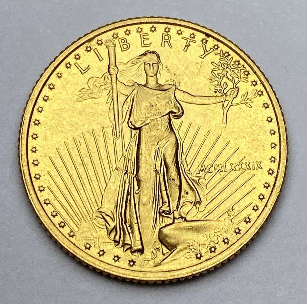 Last Minute! Better Date 1989 (Roman Numeral) American $10 Gold Eagle 1/4th ozt (1 of 2)