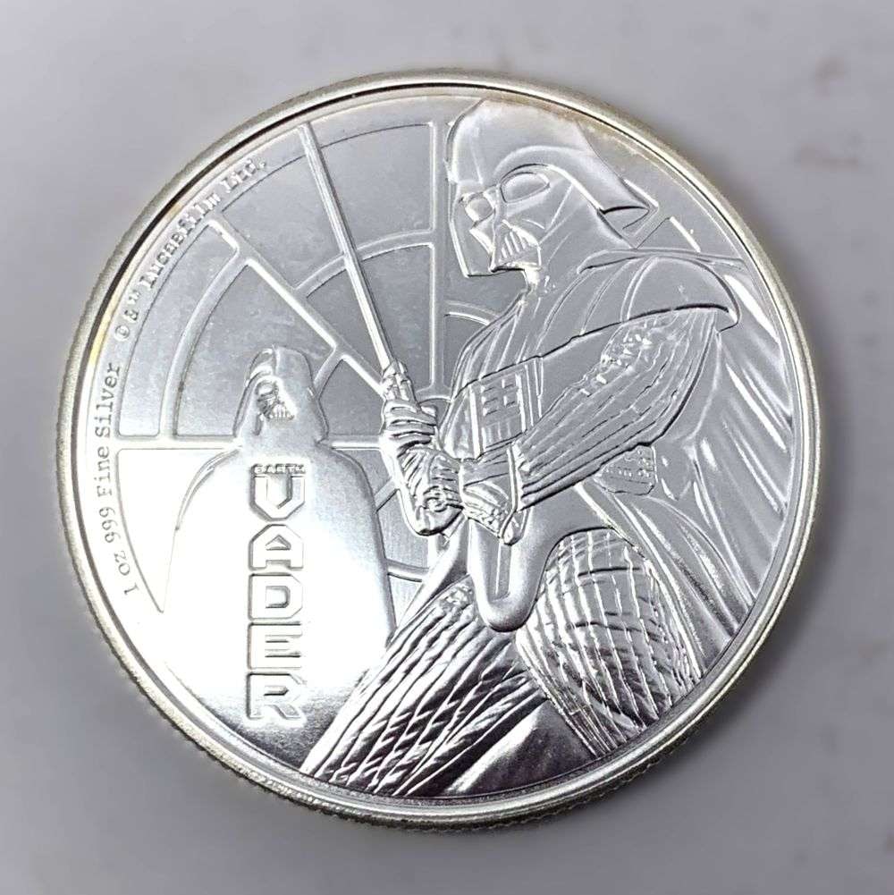 2022 NIUE $2 Darth Vader .999 Silver 1 ozt (1 of 2)