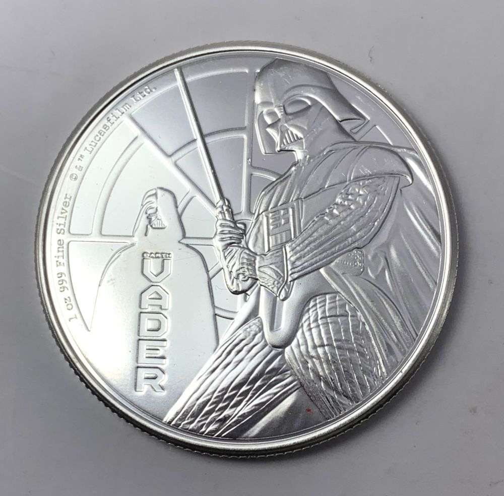 2022 NIUE $2 Darth Vader .999 Silver 1 ozt (1 of 2)