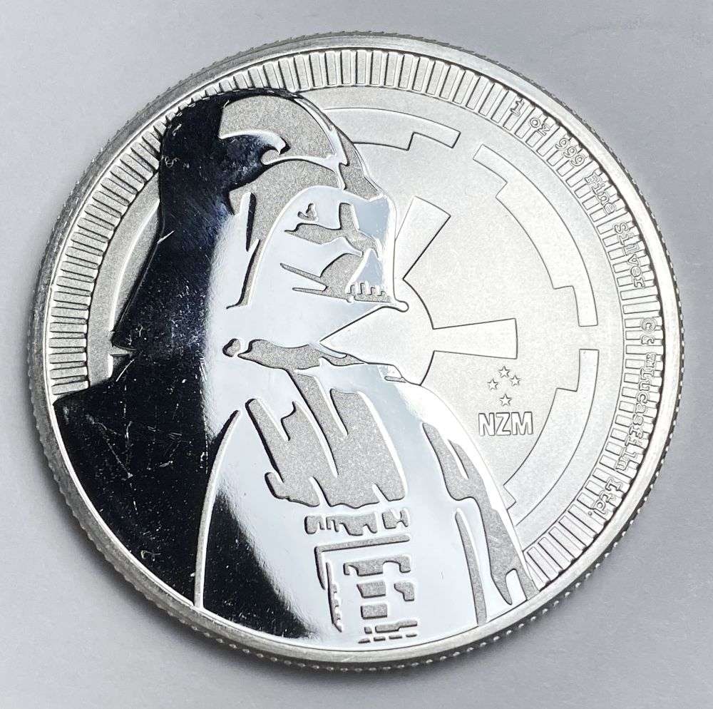 2017 NIUE $2 Darth Vader 1 ozt .999 Silver (1 of 2)