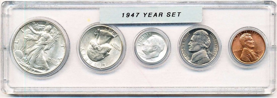 1947 United States Mint Set (5-coins) (1 of 11)