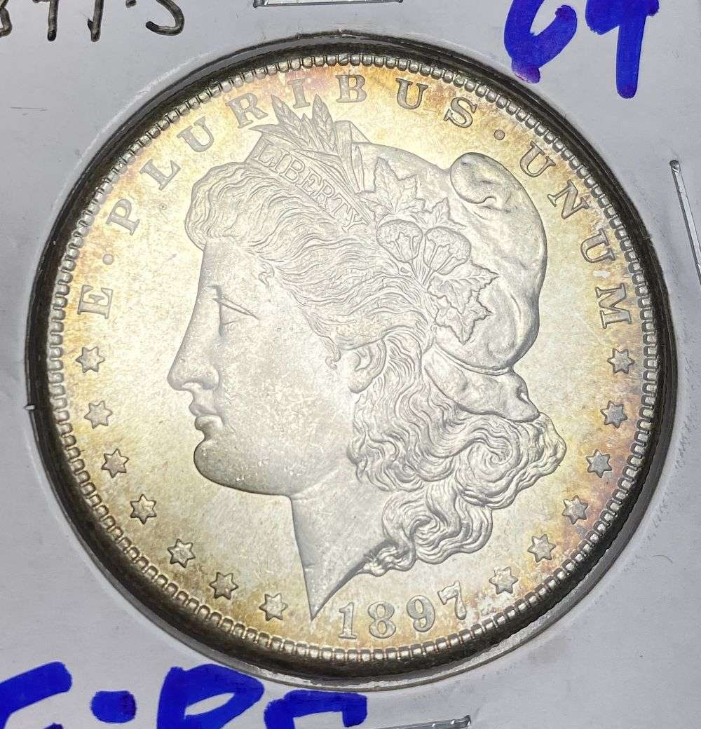 1897-S Morgan Silver Dollar MS64 (1 of 3)
