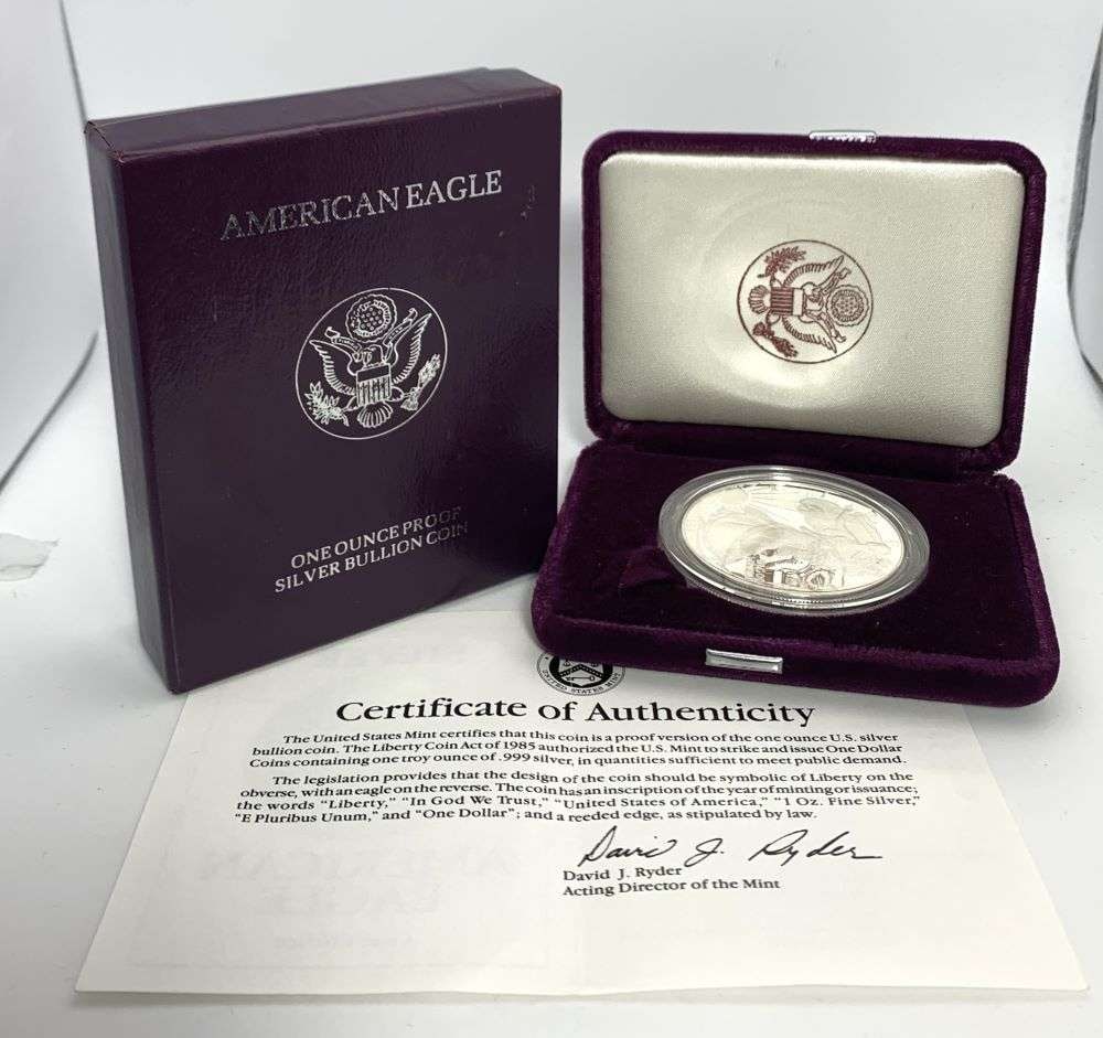 1992-S American Silver Eagle PF69 OGP (1 of 4)