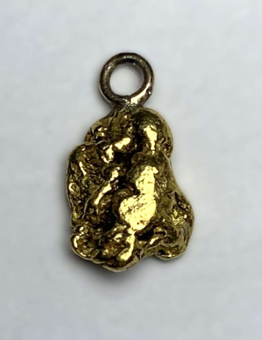 1.25g Gold Nugget W/ 18k Gold Bale: Winner shall receive the exact nugget shown here. (MK/TVCPD=LUU)