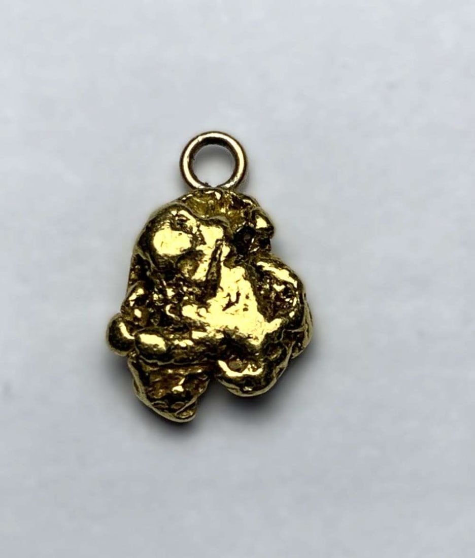 1.74g Gold Nugget W/ 18k Gold Bale: Winner shall receive the exact nugget shown here. (MK/TVCPD=LFB)