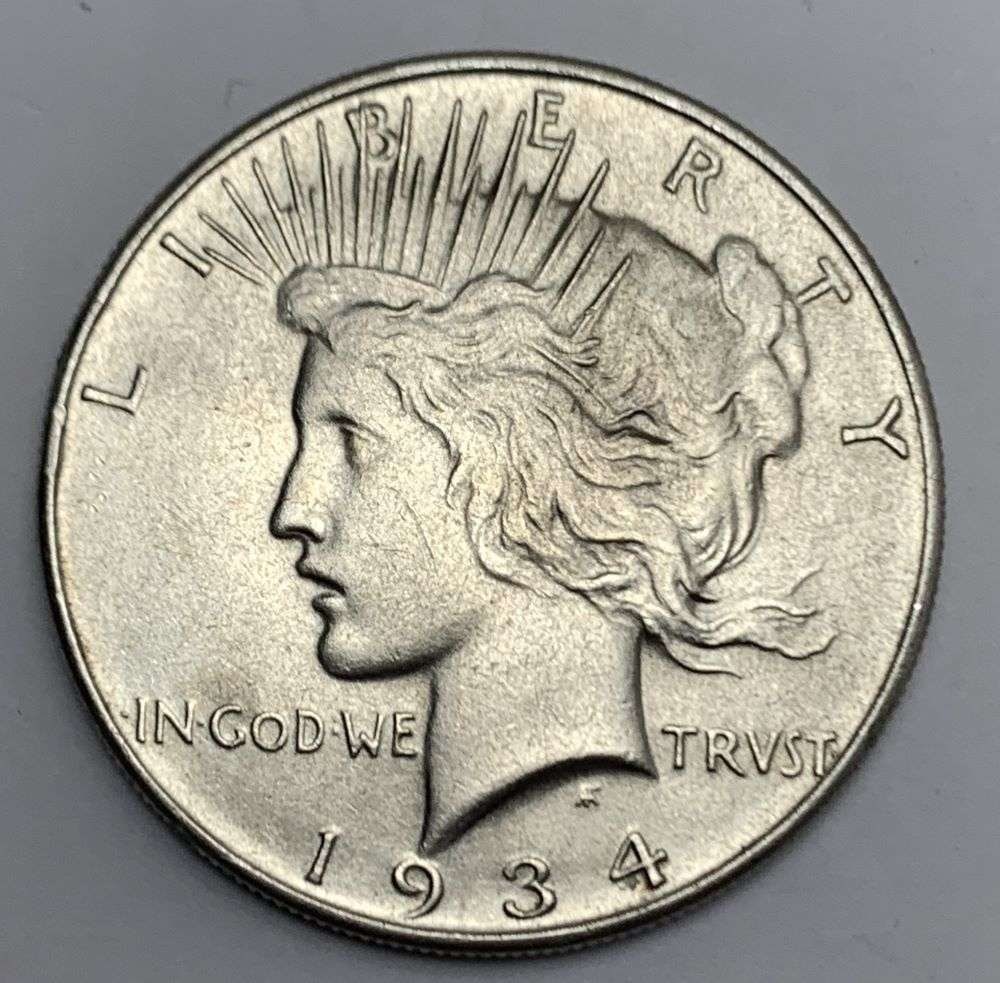 1934 Peace Silver Dollar MS62 (1 of 2)