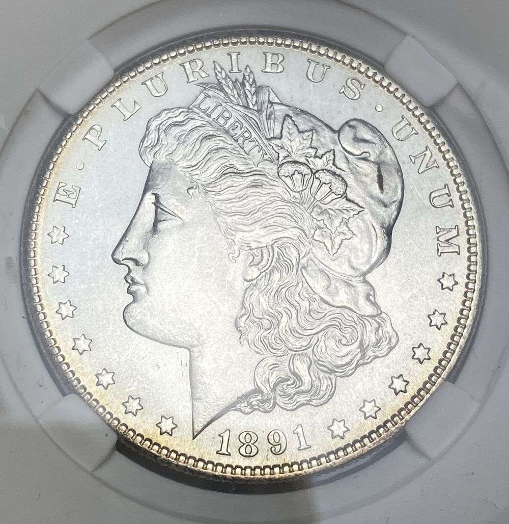 1891-S Morgan Silver Dollar MS66 (1 of 4)