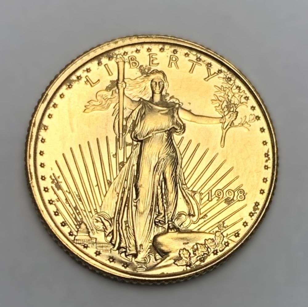 1998 American $5 Gold Eagle 1/10th ozt (1 of 2)