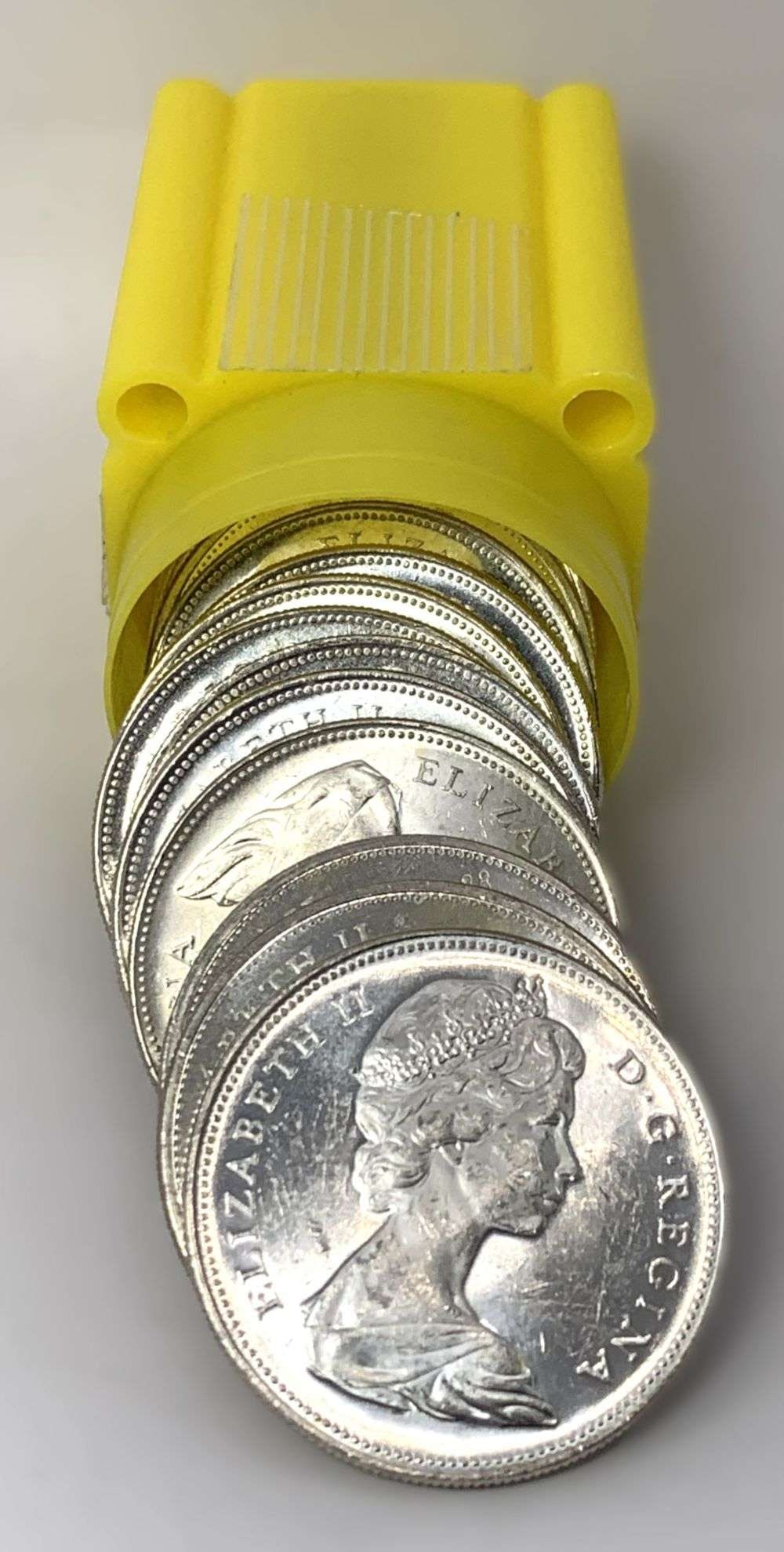 Roll (20-coins) Vintage 1961-1966 Canadian Silver Dollar (1 of 3)