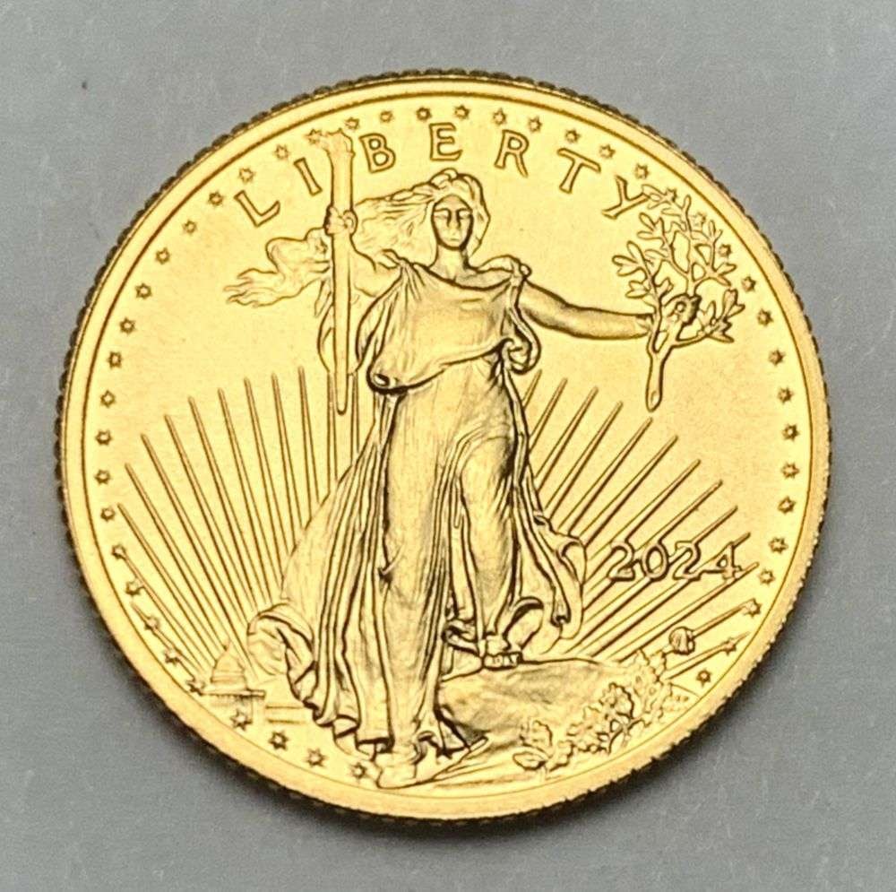 Last Minute! 2024 American Eagle $5 Gold 1/10 oz (1 of 2)