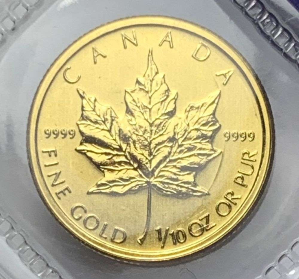 Last Minute! 2012 Canadian Maple Leaf $5 Gold 1/10 oz (1 of 3)