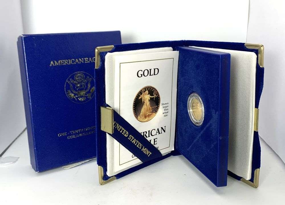 Last Minute! Roman Numeral 1990 American $5 Proof Gold Eagle 1/10th ozt (1 of 4)
